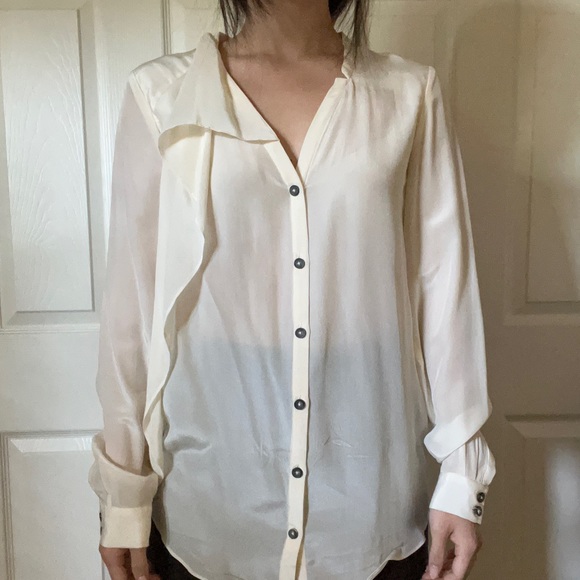 All Saints Silk Marilyn Blouse - Picture 4 of 10